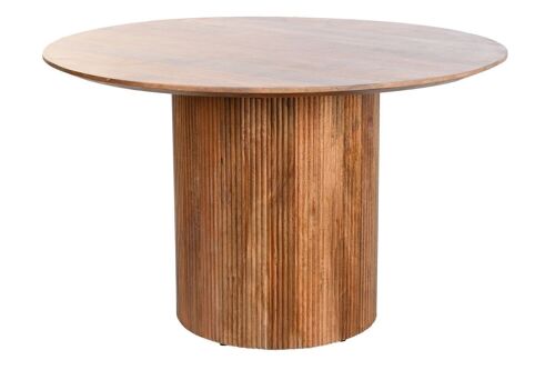 MESA COMEDOR MANGO 120X120X76 44,30 NATURAL MB201496