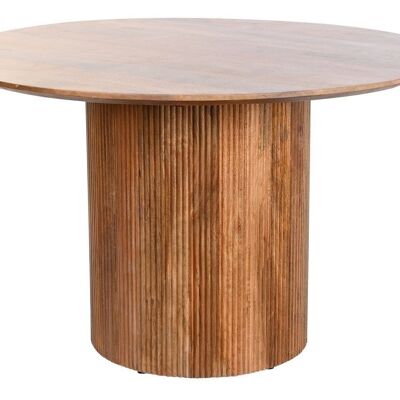 MANGO DINING TABLE 120X120X76 44.30 NATURAL MB201496