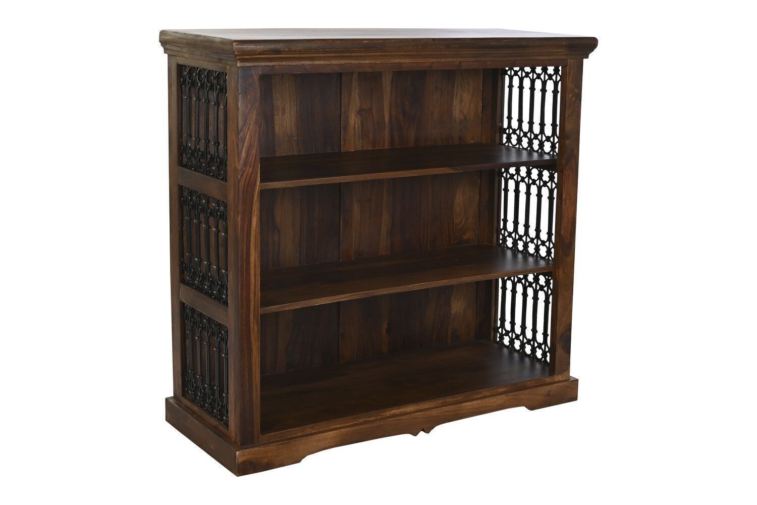 MENSOLA SHEESHAM METALLO 100X38X95 MARRONE MB201502