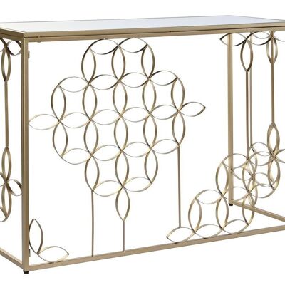 METAL MIRROR CONSOLE 120X40X80 GOLDEN MB201882