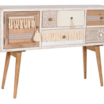 BUFFET ABETO ALGODON 120X35X80 BLANCO MB201932