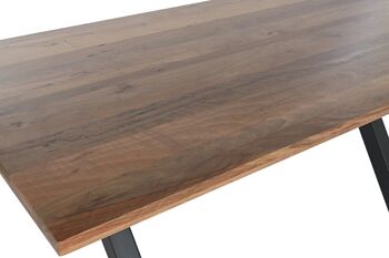 TABLE DE REPAS METAL JAMUN 180X90X75 NATUREL MB205746 2