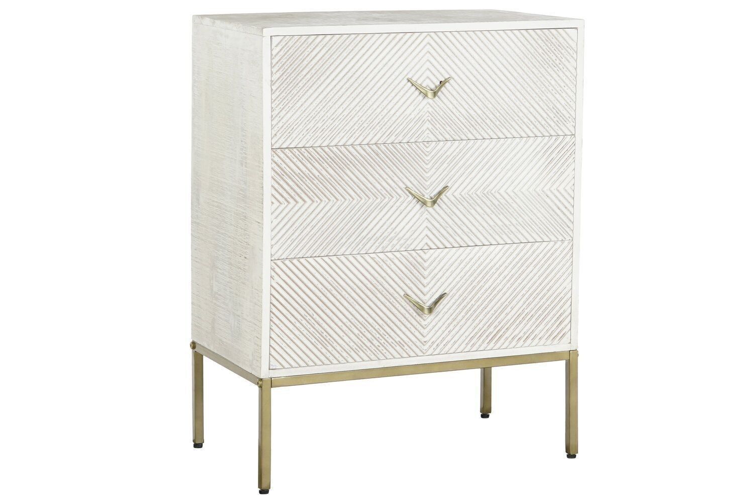 COMODO MANGO METALLO 70X40X90 DECAPE BIANCO MB205850