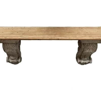 FIR CONSOLE 180X35X78 NATURAL AGED MB206184