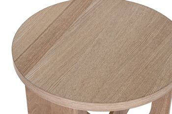 TABLE D'APPOINT PIN 50X50X38 NATUREL MB206273 2