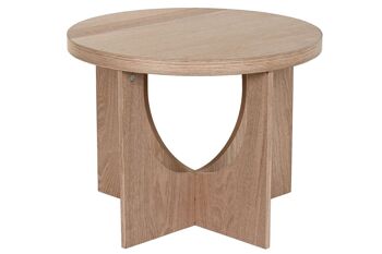 TABLE D'APPOINT PIN 50X50X38 NATUREL MB206273 4