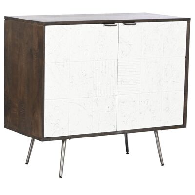 SIDEBOARD-METALLGRIFF 90X43X82 WEISS MB206314