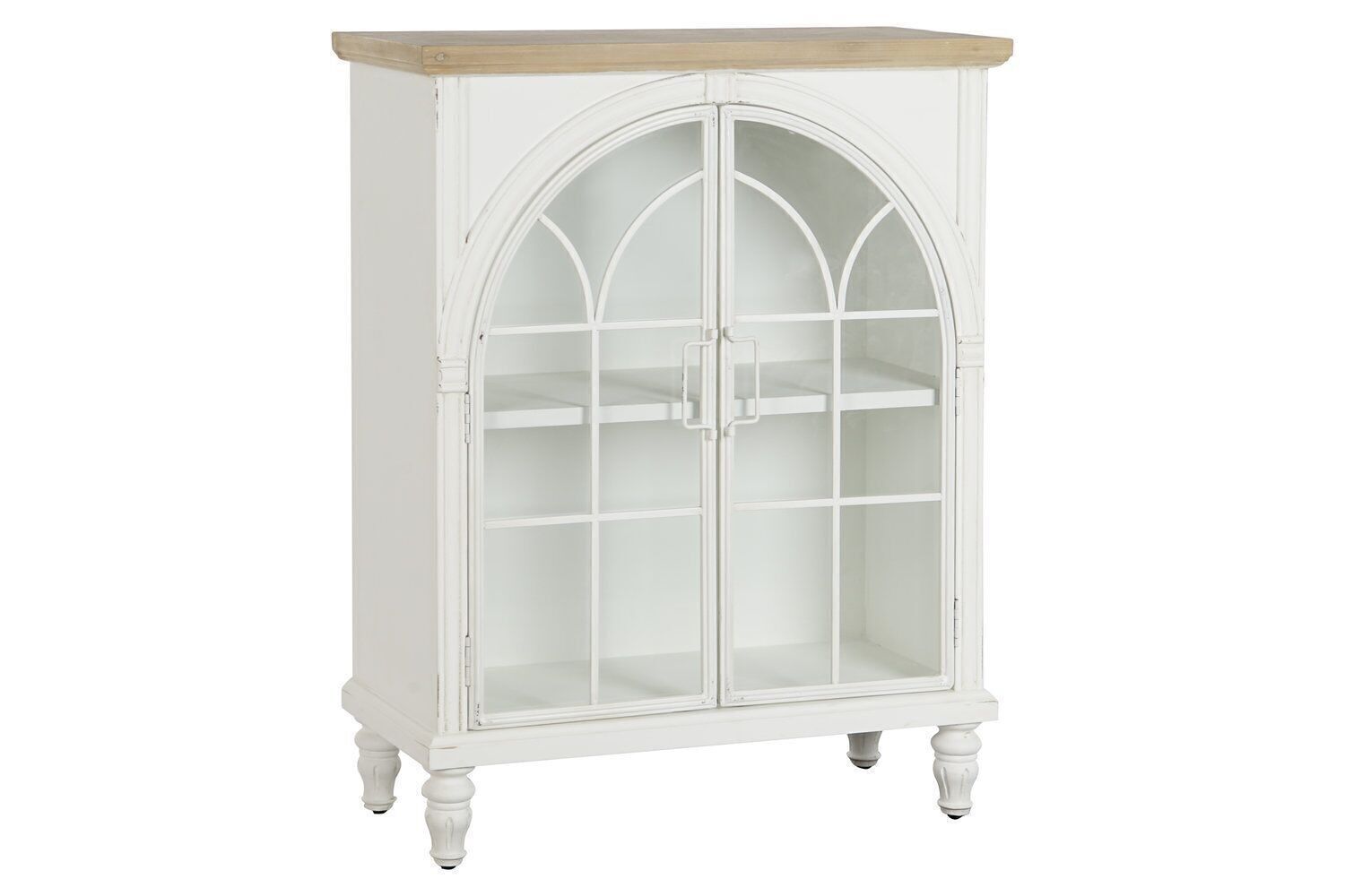 VETRINA ABETE VETRO 80X36X104 BIANCO MB206503