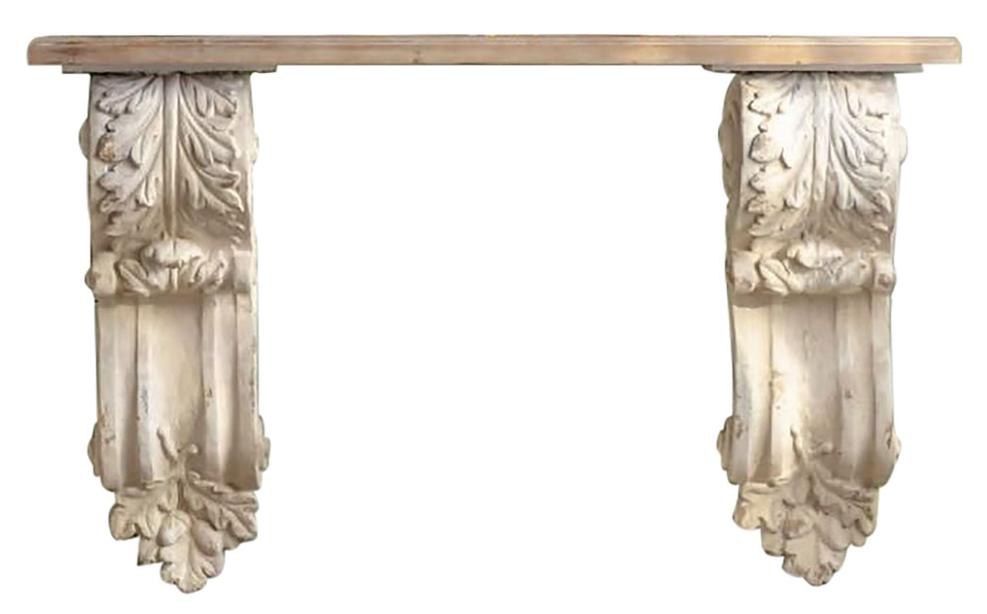 CONSOLLE MAGNESIA ABETE 153X32,5X93 PARETE BIANCO MB206511