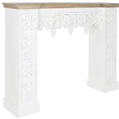 FRONT FIREPLACE FIR MDF 137,5X29,5X101 WHITE MB206513