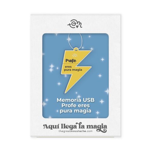 USB 16Gb - PROFE ERES PURA MAGIA
