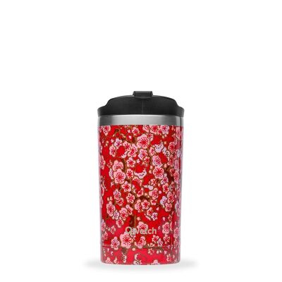 Mug de Voyage Fleurs Rouge - 300 ml