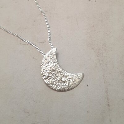 Jaci Crescent Moon Necklace 925 Silver