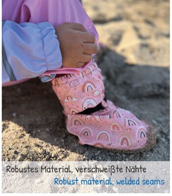 Chaussons bébé chaussures de pluie bottillons de pluie arc-en-ciel 3-24 mois (2 tailles) 11