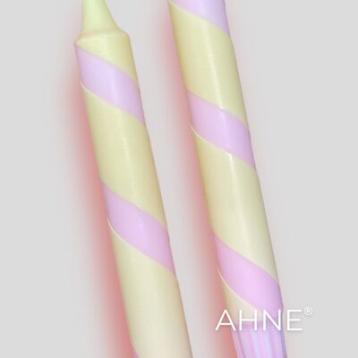 Vibrant handmade candles