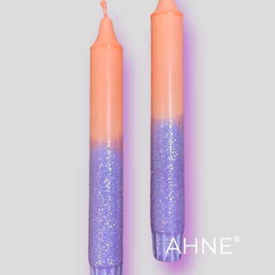 Vibrant handmade candles