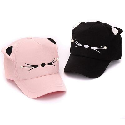 Lindo sombrero de orejas de gato versátil informal