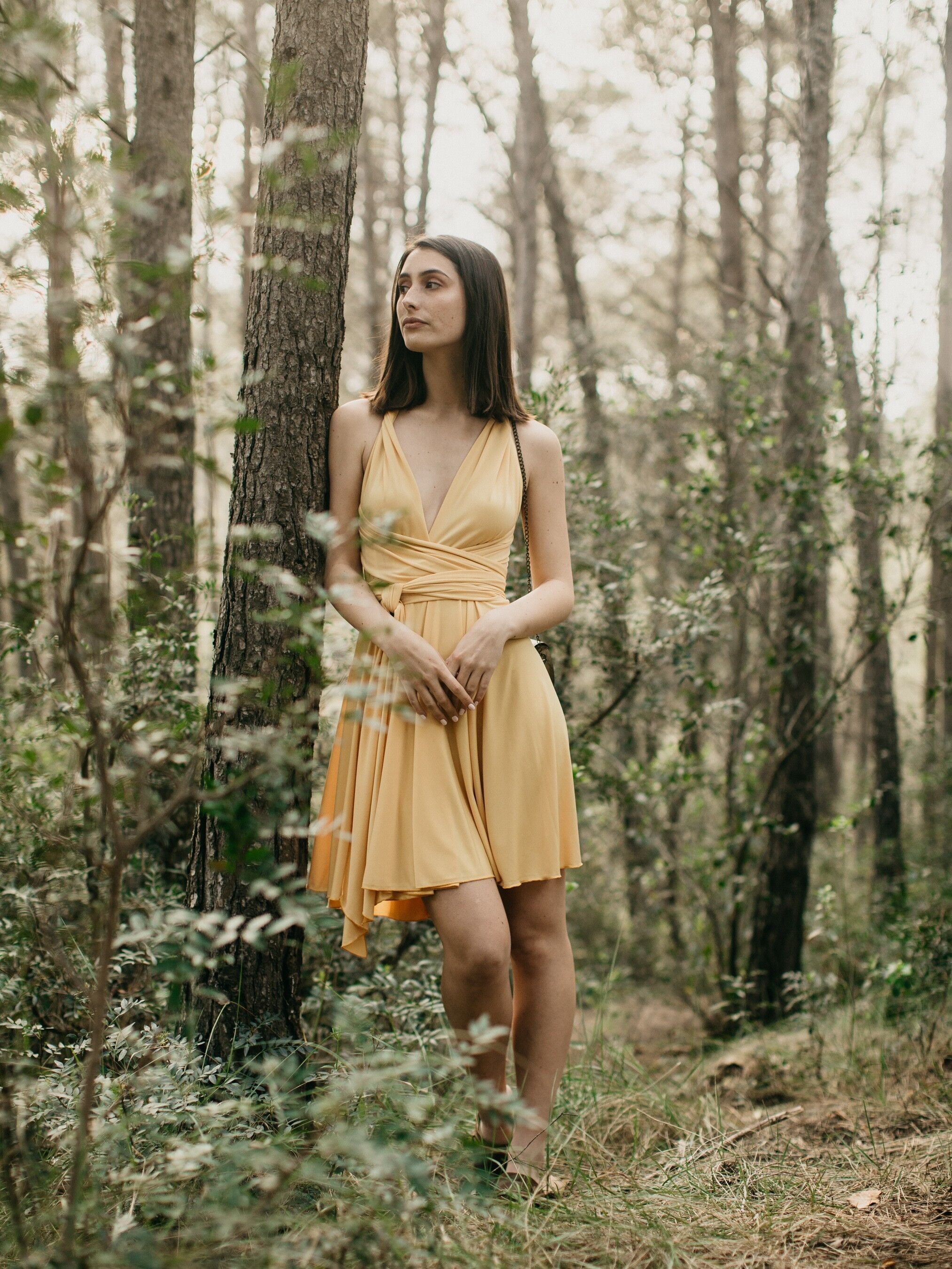 MINI ABITO GIALLO - TAGLIA UNICA