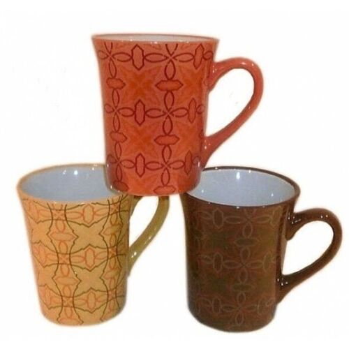 Ceramic mug in different colors  in egg-box of 12 pieces