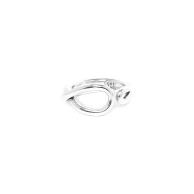 ACCOSTAGE adjustable ring silver buckle