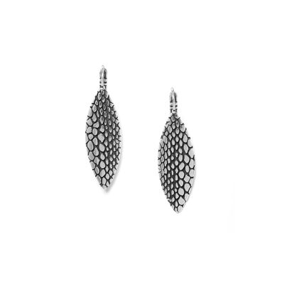 VIPER oval sleeper earrings