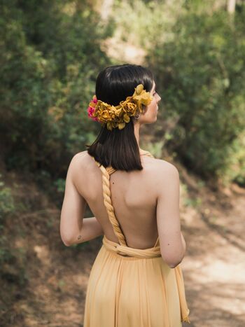 ROBE MAXI JAUNE - TAILLE UNIQUE 2