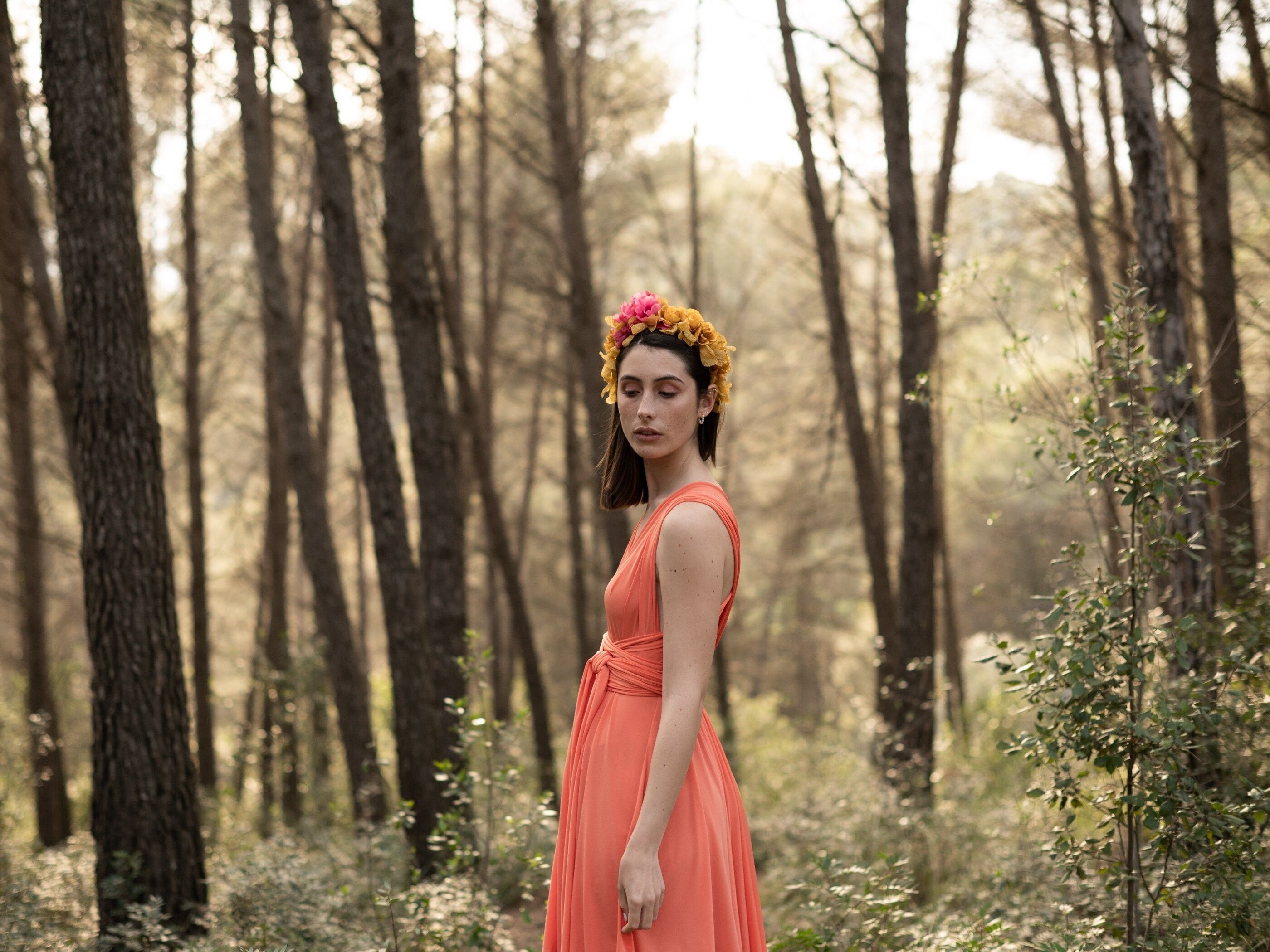 MAXI ABITO SALMONE - TAGLIA UNICA