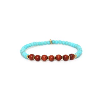 BOREAL bracelet extensible perles rondes