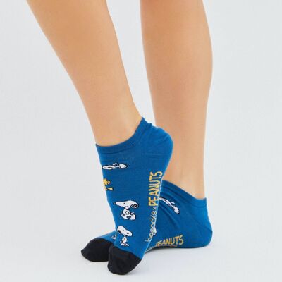 BeSnoopy Blue - 100% Organic Cotton Ankle Socks