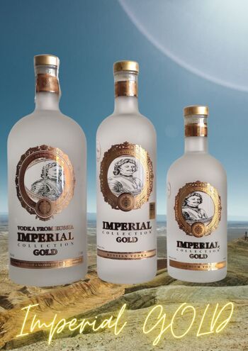 Vodka russe imperial collection gold 50 cl 4