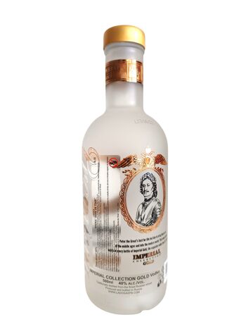 Vodka russe imperial collection gold 50 cl 2