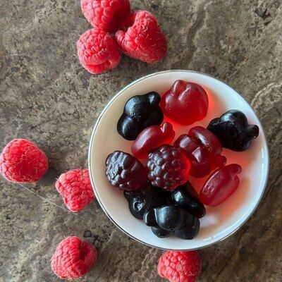 Pâtes de Fruits Rouges Vegan 50gr