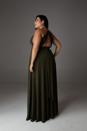 ROBE MAXI VERT - CURVY TAILLE 5