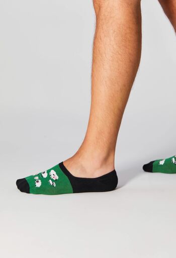 BeSheep Green - Chaussettes invisibles 100 % coton biologique 3