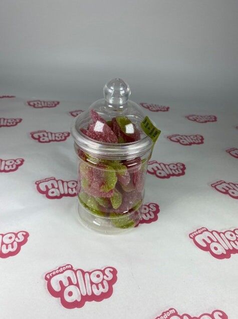 Vegane mit Zucker überzogene Erdbeere 200 g Glas