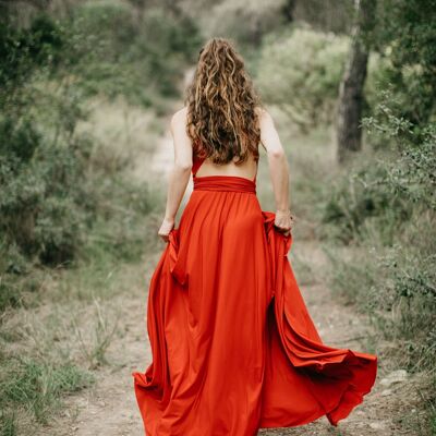 VESTIDO SEXY ROJO - TALLA ÚNICA