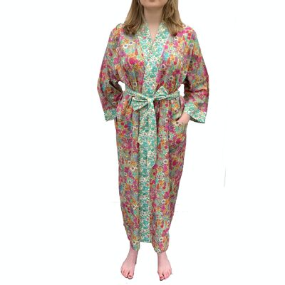 Full-length Kimono Ciara - made from Liberty Fabric