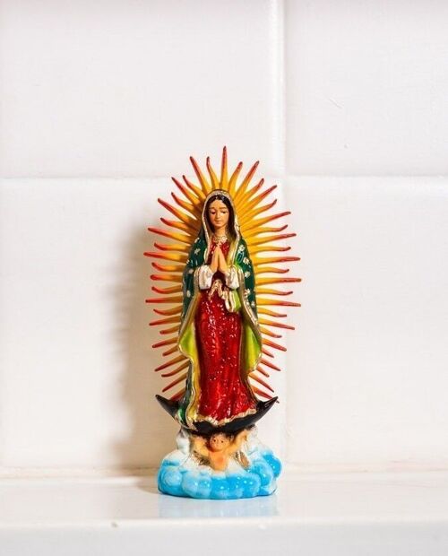 Statue résine Vierge de Guadalupe - 15cm classique
