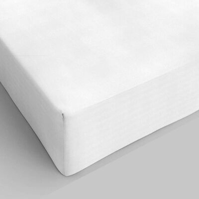 Sheet Under With Pure Cotton Corners 1P and Half White