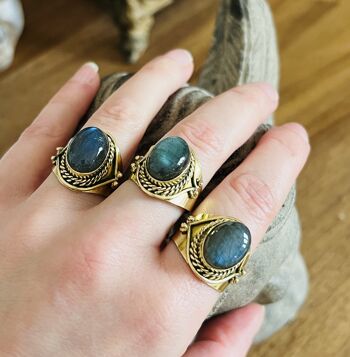 Bague en Labradorite 3