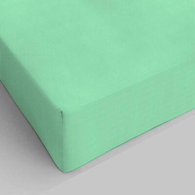 Bottom Sheet With Pure Cotton Corners 1P and Half Light Green