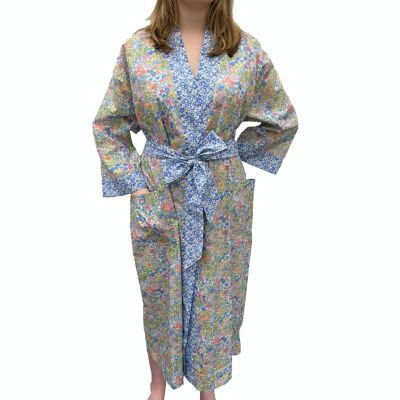 Kimono in tessuto Liberty Margaret Annie pastello