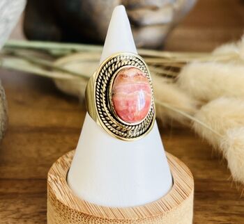 Bague en Rhodochrosite 1