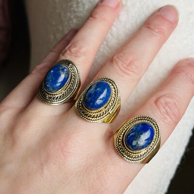 Bague en Lapis Lazuli