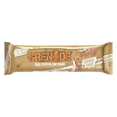 Barre Protéinée Grenade - Caramel Chaos - 12 barres