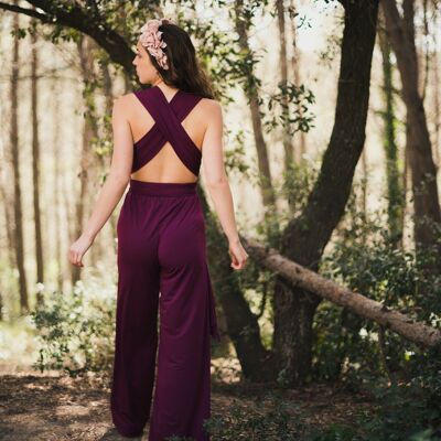 MONO AUBERGINE GR.S (JUMPSUIT)