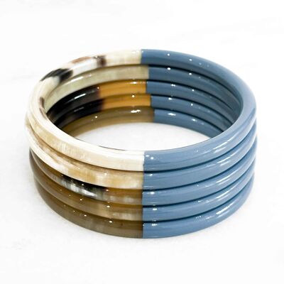Bracelet coloré en corne véritable - Couleur 2157C