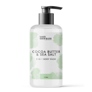 Beurre de cacao et sel marin - Nettoyant 3EN1