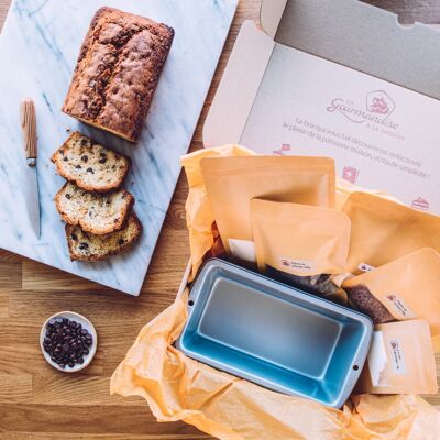 Box cake al cioccolato e caramello