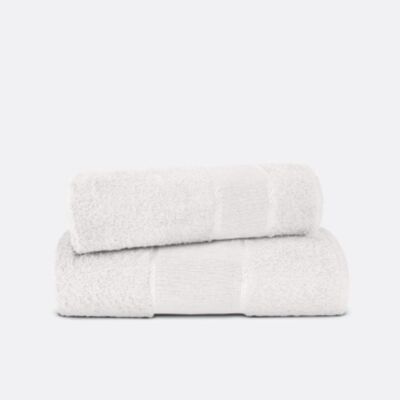 White Hotel Guest / Bidet 100% coton éponge Pack de 6 invités